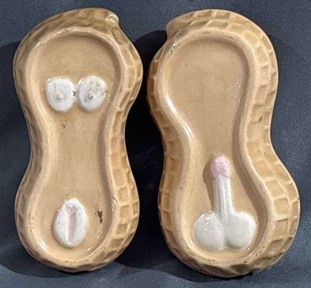 Peanut Figurines with Anatomically Correct Underside Details, 4″