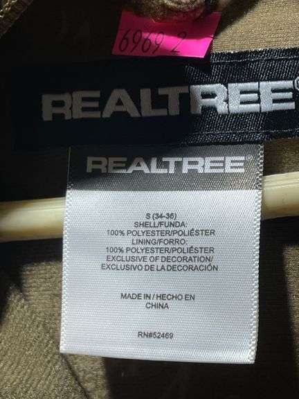 Realtree Xtra Camouflage Jackets with Hoods Size Small