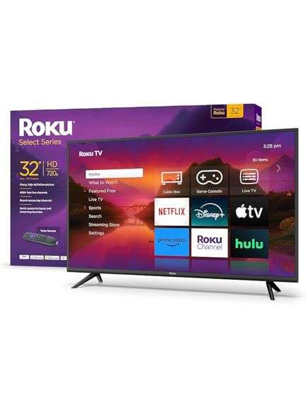ROKU - Roku Smart TV – 32-Inch Select Series 720p HD RokuTV with Roku ...