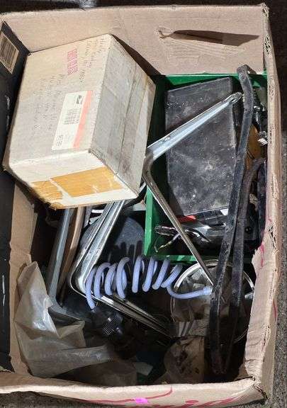 Three Boxes of Electrical and Mechanical Components
