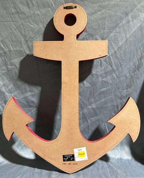 Hobby Lobby Red Anchor Wall Art, 16.73”x20.59”