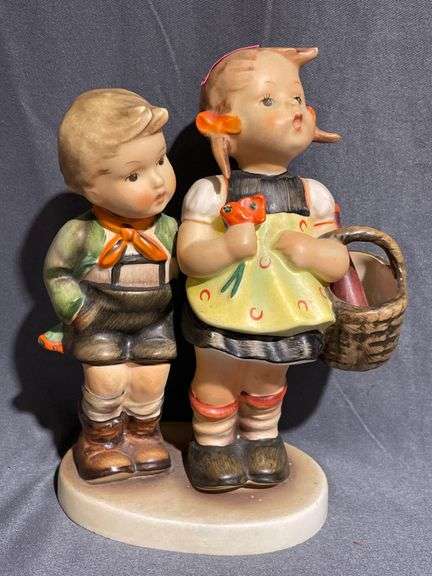 M.J. Hummel “To Market” Figurine, Embossed ’49/0′, 5″