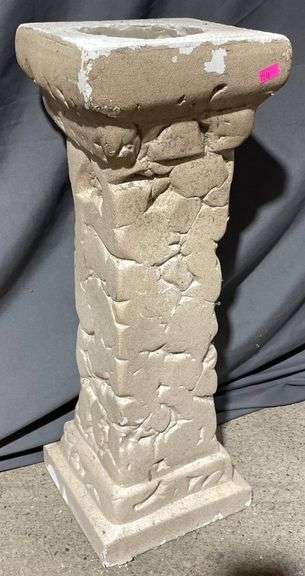 Pillar Decoration, Bucket, and Planters