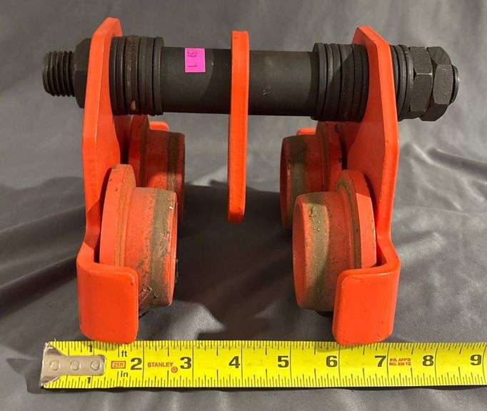 1-Ton Push Beam Trolley with Four Roller Wheels