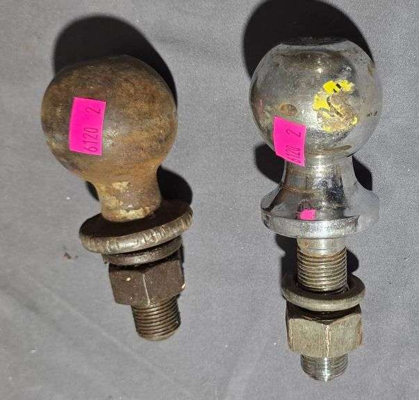 Two Tow Hitch Balls, Steel Construction, 1-7/8 Inch, 2000 LB Capacity, 2″
