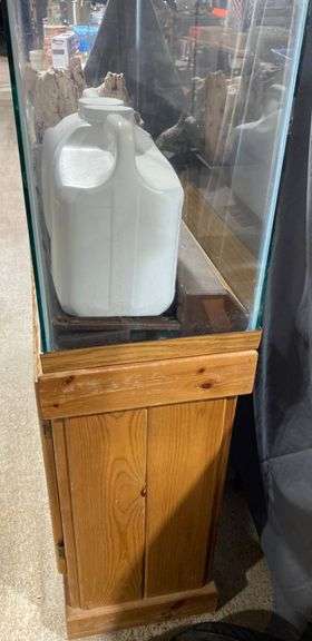 Glass Aquarium with Stand, 35”x 48”