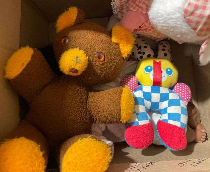 Plush Toys and Baby Doll with Packaged Pet Diapers