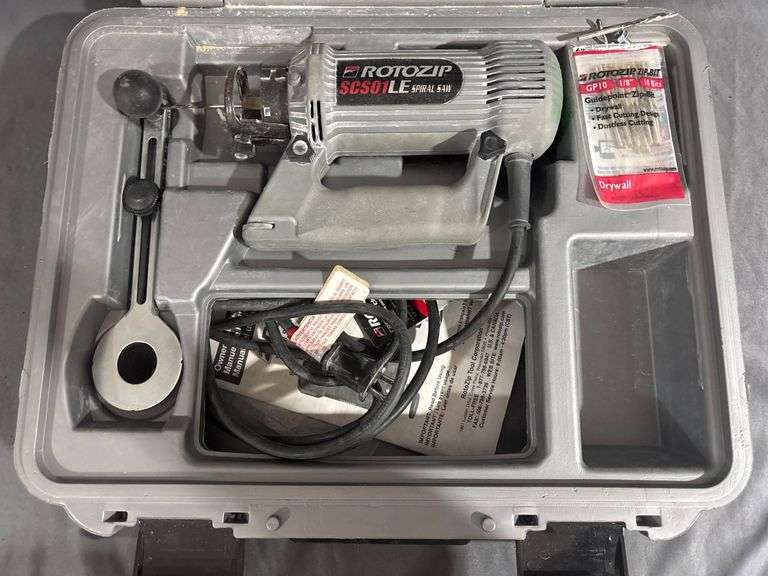 RotoZip Spiral Saw with Case and Accessories