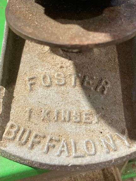 Foster Buffalo, NY Metal Block Plane with Adjustable Blade and Ergonomic Handle