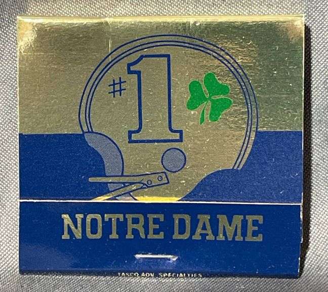 50 Notre Dame Football 1989 Matchbooks by Universal Match Corp. – South Bend, IN
