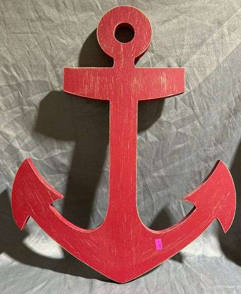 Hobby Lobby Red Anchor Wall Art, 16.73”x20.59”