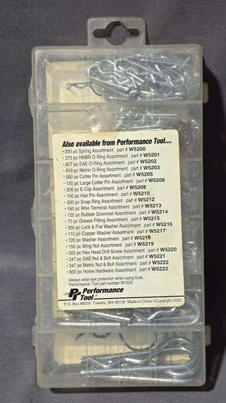 Hair Pins in Plastic Storage Case by Performance Tool