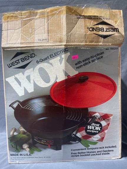 West Bend Electric Wok with Non-Stick Surface, 6-Quart