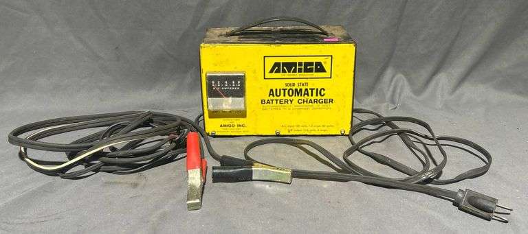 Amigo Solid State Automatic Battery Charger, 9”x5”x6”