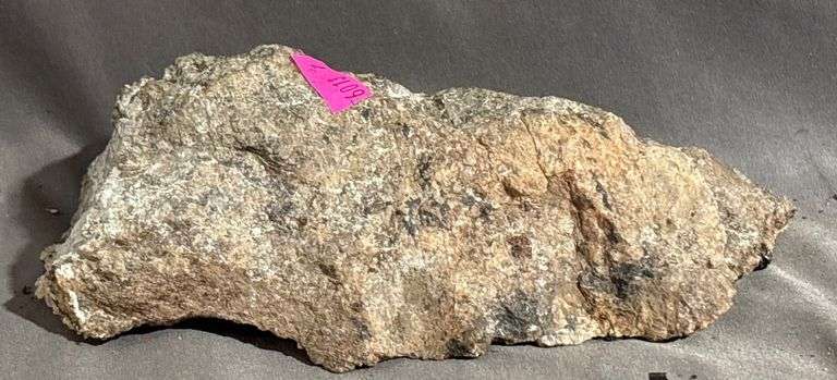 Rough Mineral Specimen with Metallic Inclusions