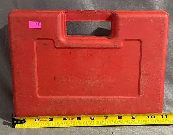 Electrical Soldering Gun Kit with Red Plastic Case