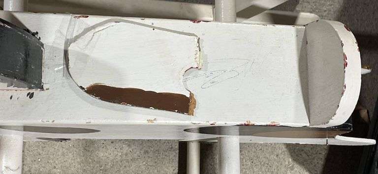 Painted Rocking Horse, 36x18x28″