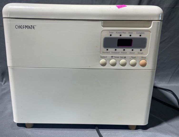 Chefmate Model HB-12W Bread Maker with Control Panel