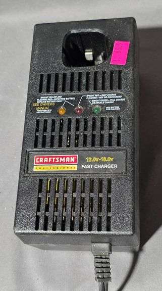 Craftsman Battery Charger with Dual Charge Rate Model 69935,  12-18 V