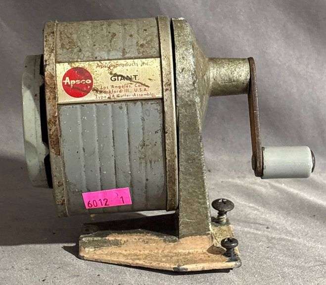 Apsco Giant Manual Pencil Sharpener with Steel Body