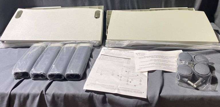 Safco Under-Desk Printer Stand Model 1861 with Wheels and Instructions