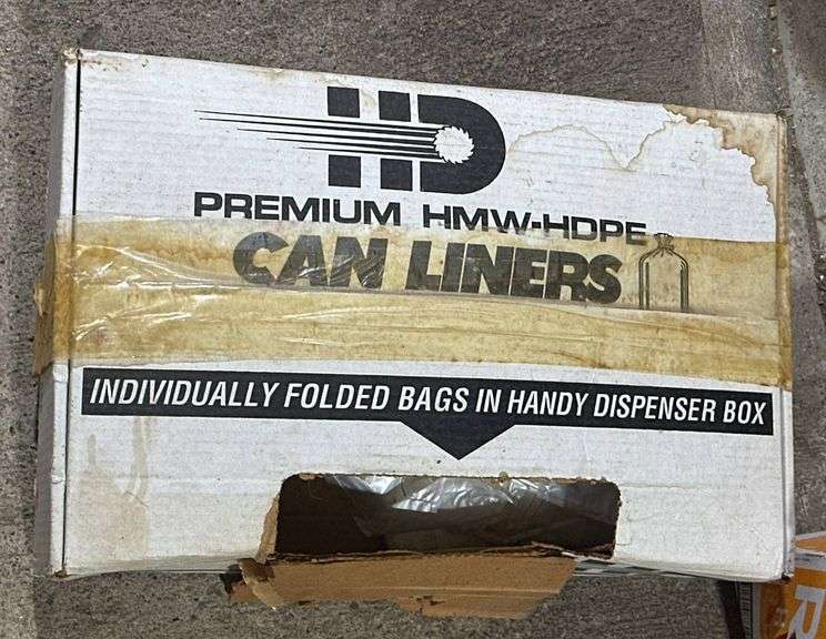 Hardware and Trash Bags in Mixed Condition