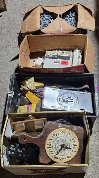 Tools, Clock, Power Supply, Office Equipment, and Staples