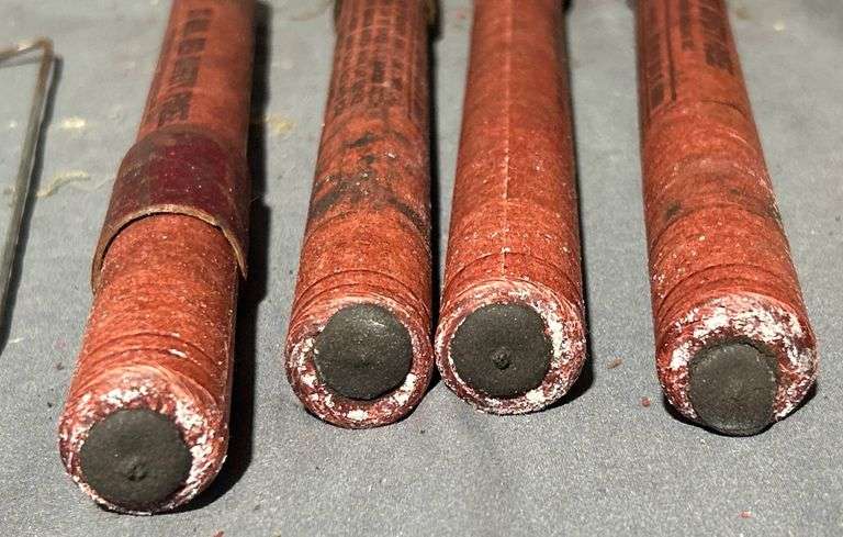 Flare Cartridges with Wire Stands and Red Tubular Cases