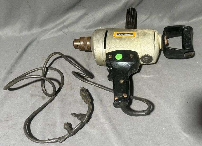 Sears Craftsman 1/2-Inch Electric Drill with Cord and Side Handle MODEL NO. 315 11490 110-120 Volts