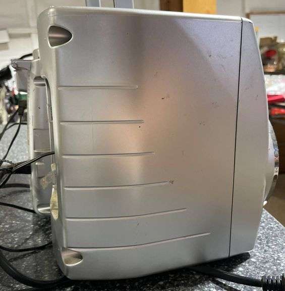 Compact Audio System with CD, Radio, Cassette, and Detachable Speakers