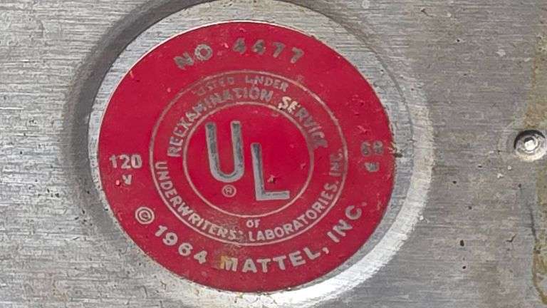 1964 Mattel Thing-Maker Electric Toy Mold Heating Unit model 4577, 5.5″ x 5″