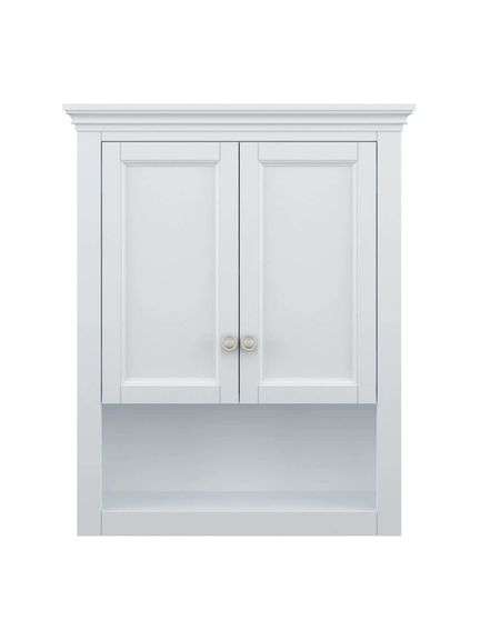 HOME DECORATORS COLLECTION - Lamport 26 in. W x 8 in. D x 32 in. H Bathroom Storage Wall Cabinet in White