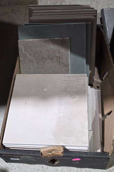 Square Ceramic Tiles in Various Colors