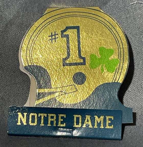 45 Notre Dame Football 1986 Matchbooks by Universal Match Corp – South Bend, IN