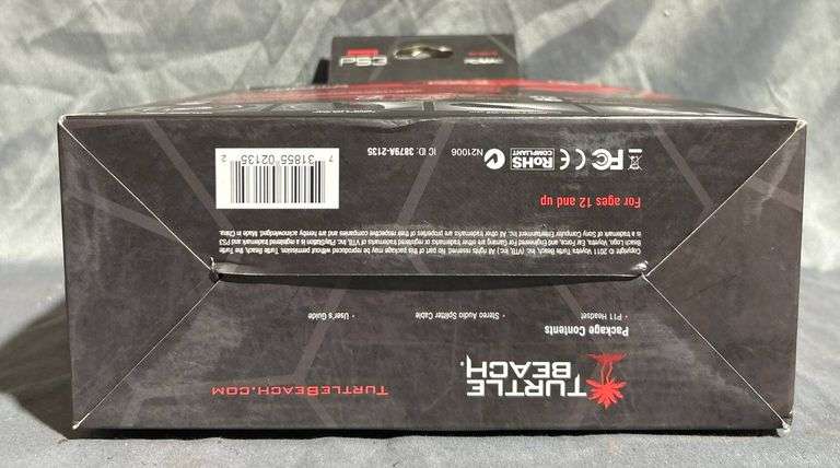 Turtle Beach Ear Force P11 PS3 Amplified Stereo Gaming Headset with Box and Accessories