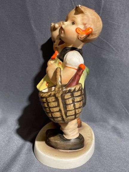 M.J. Hummel “To Market” Figurine, Embossed ’49/0′, 5″