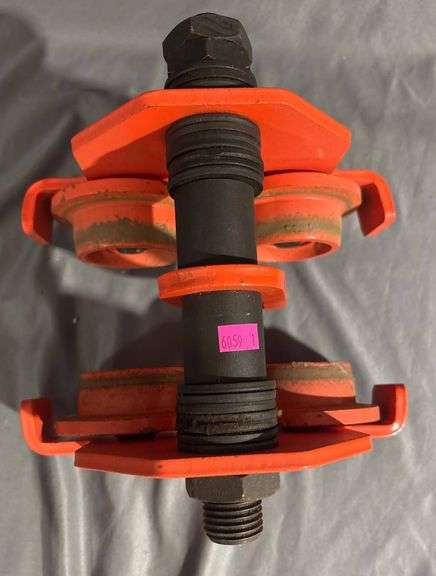 1-Ton Push Beam Trolley with Four Roller Wheels
