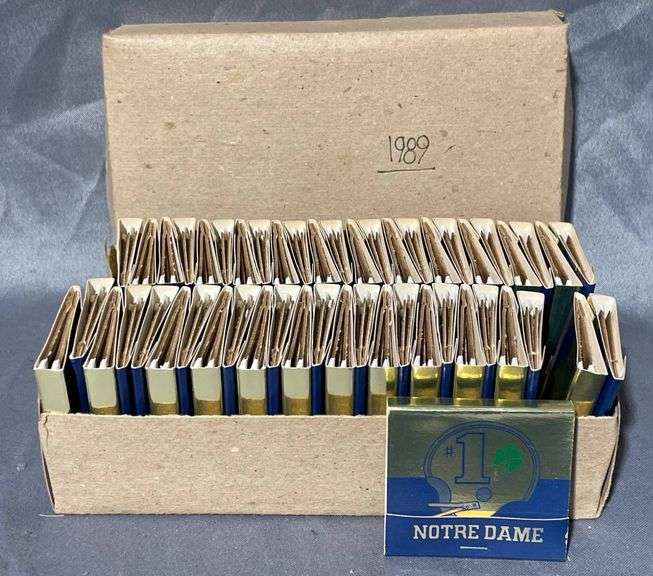 50 Notre Dame Football 1989 Matchbooks by Universal Match Corp. – South Bend, IN