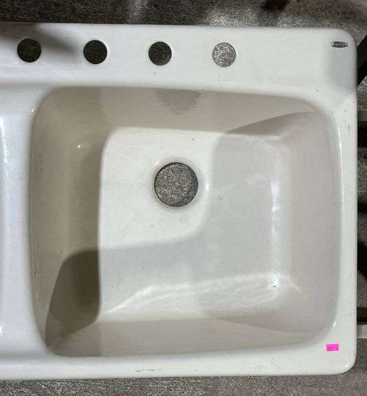 Kohler Double-Basin Drop-In Kitchen Sink, 33×22″