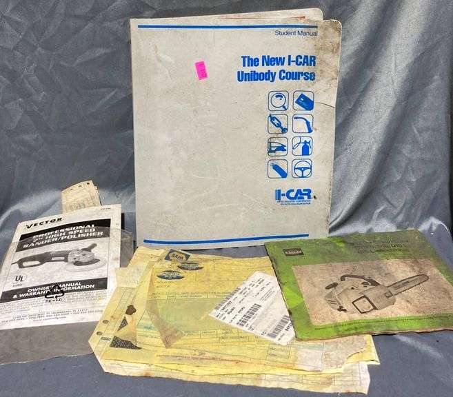 I-CAR Unibody Course Student Manual with Additional Automotive-Related Documents