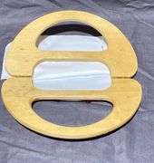 Handbag Form with Wood Handles & 4 Interchangeable Covers