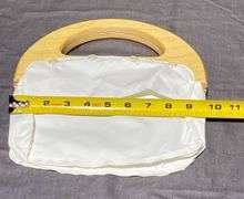 Handbag Form with Wood Handles & 4 Interchangeable Covers