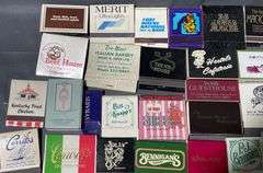 Matchbooks Featuring Restaurant, Hotel, and Business Branding Including: The ICe House, Beef House Covington, Indian, Bennigans Tavern & P.J. Brennans
