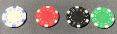Aluminum Poker Chip Case with Chips, Dealer Button, and Blinds (No Cards)
