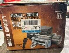 Badland Winches 9000 lb capacity Off-Road Vehicle Winch in a 24″x13.5″x10″ Box