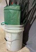 Greenhouse Frame Poles, T-Connectors, and Rolled Polyethylene Cover Material