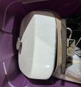 Household Items Including Fry Pan, Rotating Dial Phone