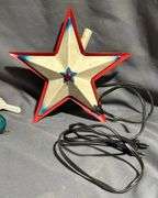 Holiday Light-Up Star and Glass Ornaments
