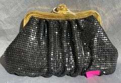 Two Evening Bags Featuring Beaded and Mesh Designs inc. Whiting & Davis