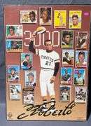 Roberto Clemente Commemorative Collage Print Licensed by Topps, 18.5”x28”